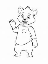 Goldie Bear Coloring Pages Print Color Printable Goldi Getcolorings sketch template