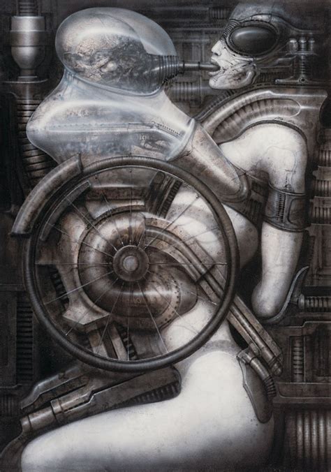 H R Giger Art Fabric Poster 20x13 Print 02 In Painting And Calligraphy