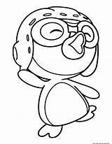 Coloring Printable Pages Pororo Penguin Little sketch template