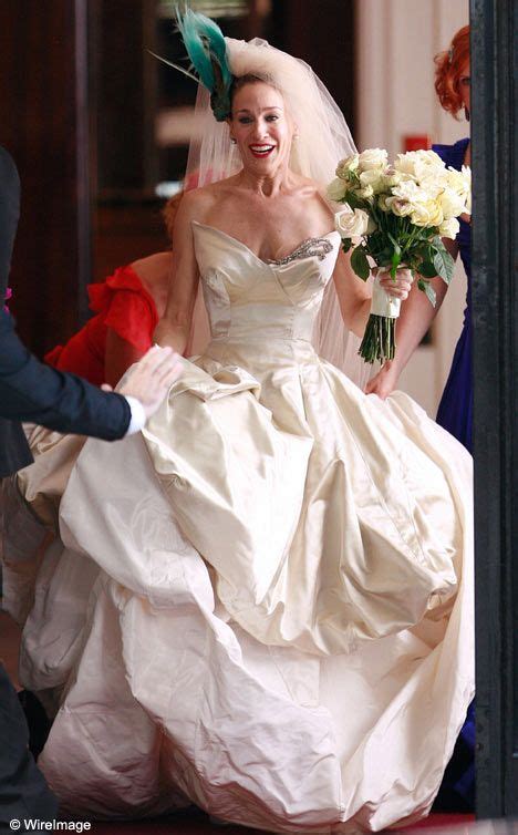 carrie finally walks down the aisle but is it happily ever after vivienne westwood wedding