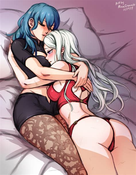 rule 34 2girls ass big ass big breasts blush breasts byleth female
