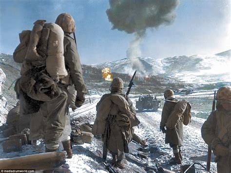 Extraordinary Colorized Pictures Of The Korean War Daily Mail Online