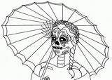 Coloring Pages Dead Printable Dia Los Muertos Skull Color Print People Click Enlarge Right Save Parade Kids Do Popular Filminspector sketch template