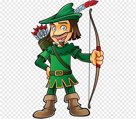 bow  arrow hunter hunter bow  arrow green clothes png