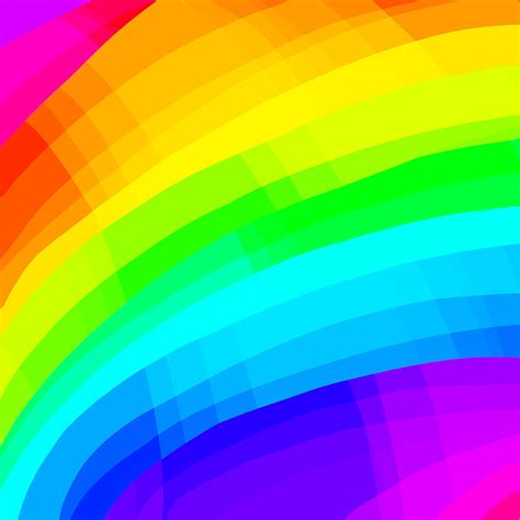 bright rainbow design digital art  kelsey lovelle pixels