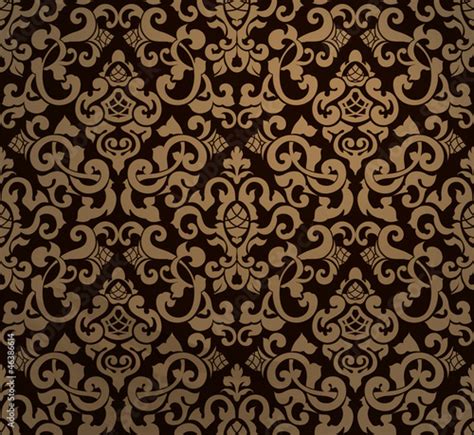 photo wallpaper golden royal patterns demural