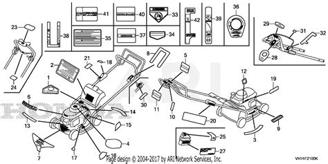 honda hrxk vkaa lawn mower usa vin gjaaa   gjaaa  parts diagram