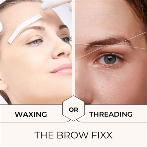 brow shaping threading  waxing  precision definition