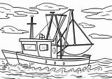 Fischkutter Malvorlage Schiffe Fischerboot sketch template