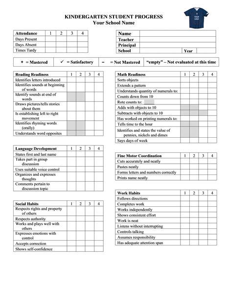 kindergarten assessment template homeschooling teaching resources