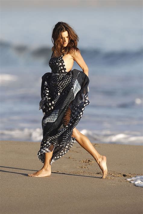 Alessandra Ambrosio Photoshoot At A Beach In Malibu