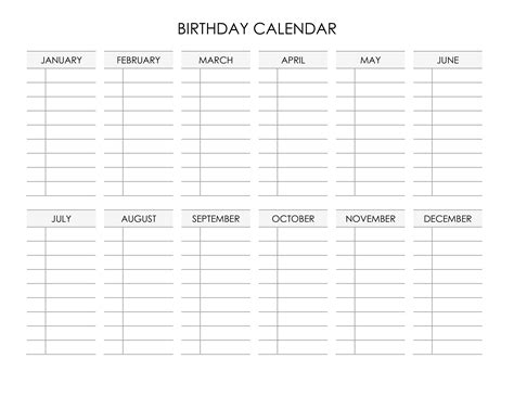 birthday calendar  calendarsu