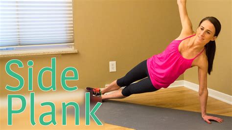 side plank plank with rotation for a strong core youtube