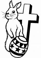 Easter Cross Coloring Pages Bunny Printables Colouring Color Sheets Christianity Lilies Posted Choose Board sketch template