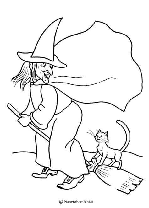 bella befana coloring sheet