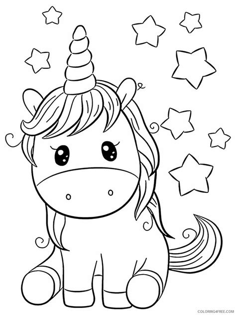 cute unicorn coloring pages  girls printable