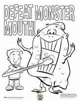 Dental Health Month Coloring Printable Pages Worksheets Worksheeto Via sketch template