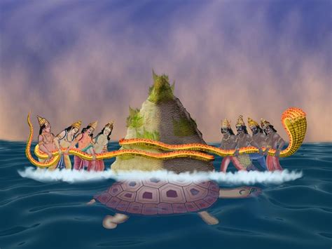 underlying symbolism   samudra manthan  mysterious india