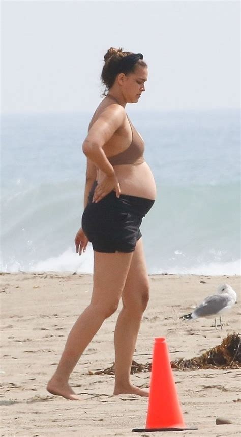 pregnant april love geary looks exactly how you would expect the
