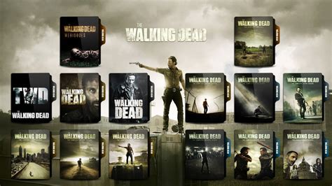 The Walking Dead Series Folder Icon Pack By Omidh3ro On Deviantart