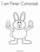 Cottontail Bunny Twisty Noodle sketch template