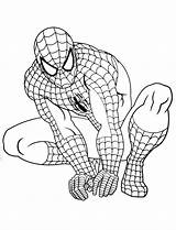 Spiderman Coloring Print Kids Color Pages sketch template