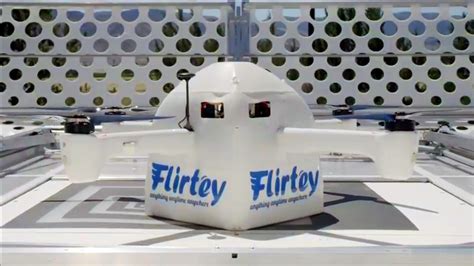 flirtey  eagle drone  deliver packages    minutes