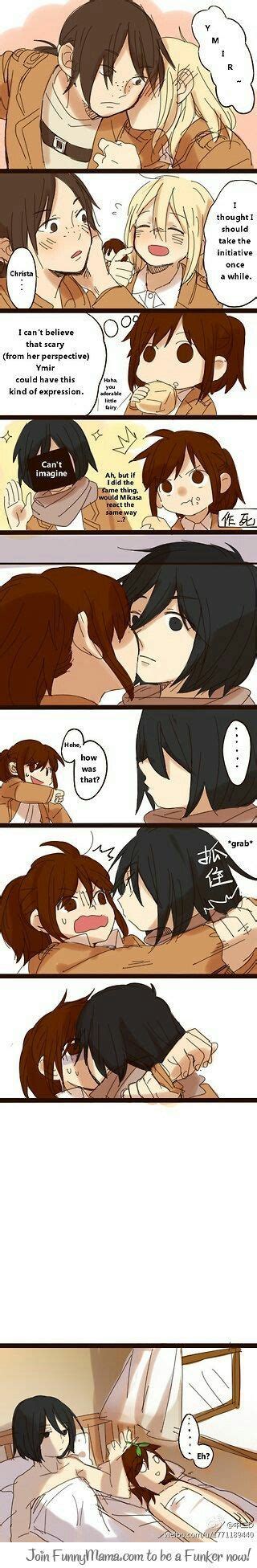 rule 34 4girls attack on titan christa lenz comic