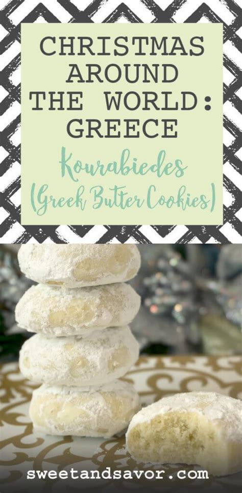 kourabiedes greek butter cookies christmas around the