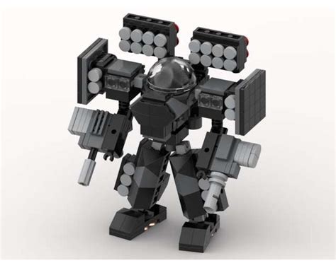lego moc battle mech suit type   meregt rebrickable build