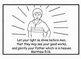 Shine Jesus sketch template