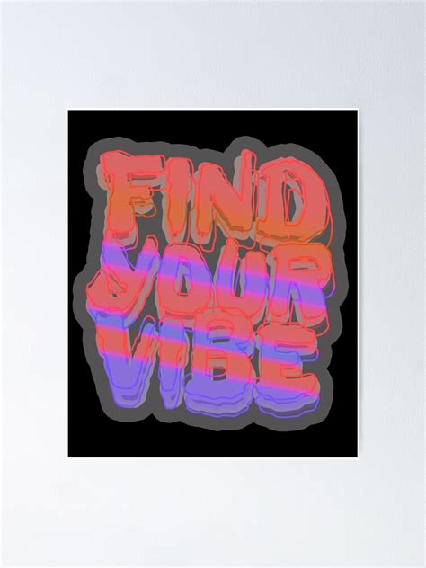 find  vibe neon poster  sale  lewisrichie redbubble