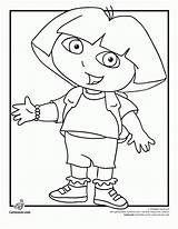 Coloring Pages Dora Printable Jr Explorer Diego Nick Colouring Party Books Color Kids Characters Disney Print Cartoon Birthday Printables Book sketch template