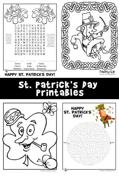 st patricks day activity sheets coloring pages st patrick day