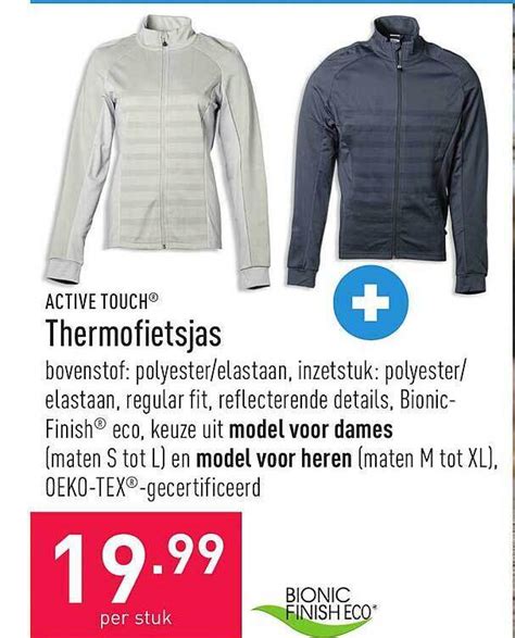 thermofietsjas promotie bij aldi