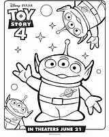 Toy Story Aliens Coloring Categories sketch template