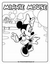 Clubhouse Minnie Kids sketch template