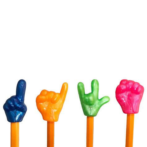 finger pencil toppers assorted  toy factory shop