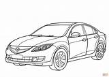 Coloring Mazda Pages Sedan Miata Main Printable Drawing Skip Kids Sketch Template sketch template