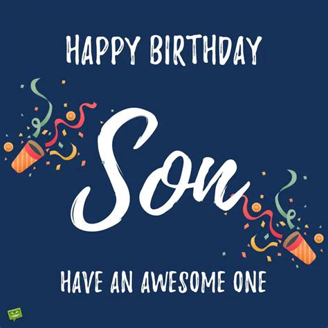 happy birthday son   wishes   special guy