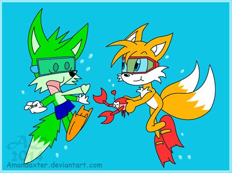 snorkel and tails pc by amandaxter on deviantart
