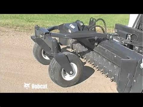 bobcat soil conditioner attachment overview youtube