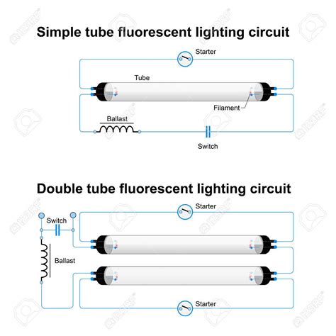 amazing tube light connection  electronic choke drum switch single phase motor wiring diagram