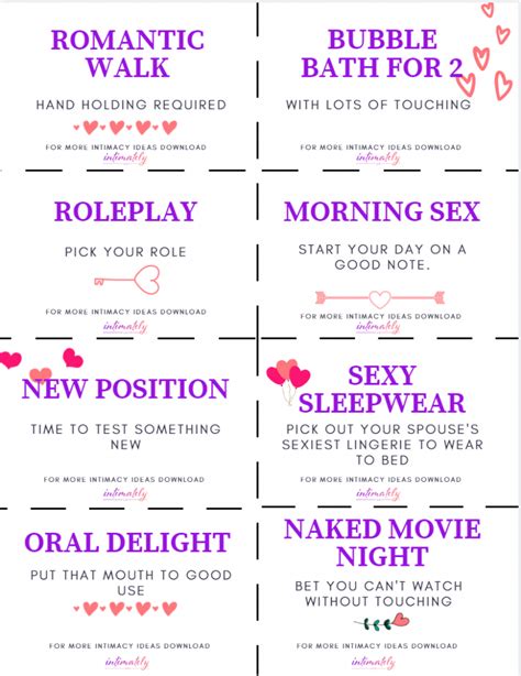 sweet and sexy coupon book for valentine s day intimately us