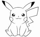 Pikachu Colorir Desenhos sketch template