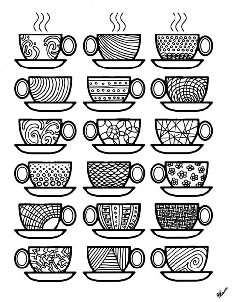 get the coloring page coffee cups free colouring pages for adults popsugar australia smart