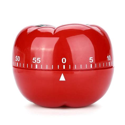 lyumo mechanical kitchen timer tomato shaped mechanical  minutes countdown timer kitchen