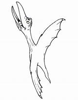 Dinosaur Flying Coloring Pages Dinosaurs Cartoon Printable Getdrawings Drawing Color sketch template