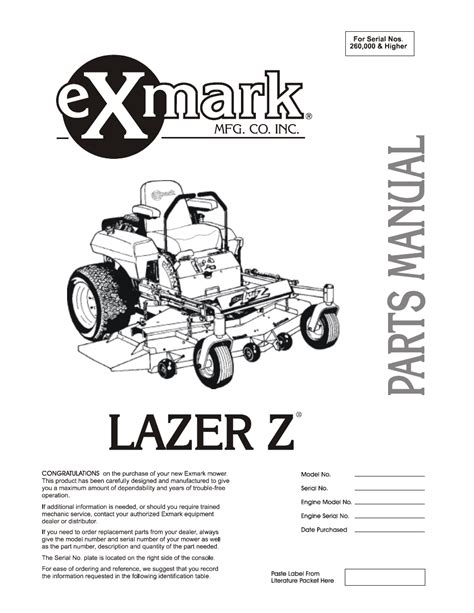 exmark lazer  wiring schematic
