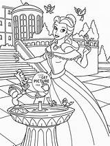 Princess Coloring Castle Pages sketch template